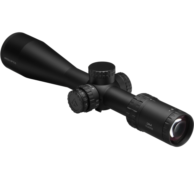 LH-4 6-24×50 FFP | Capped Tool-less Turrets | Illum. VPR/VHR | 30mm Tube